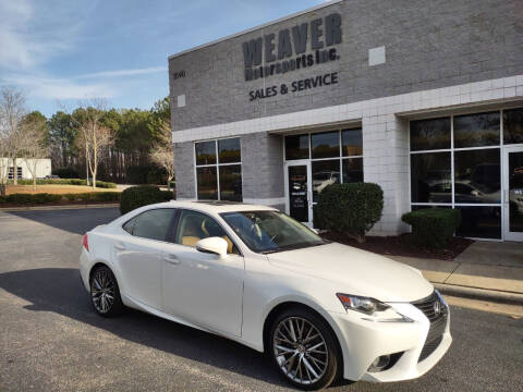 2014 Lexus IS 250 for sale at Weaver Motorsports Inc in Cary NC