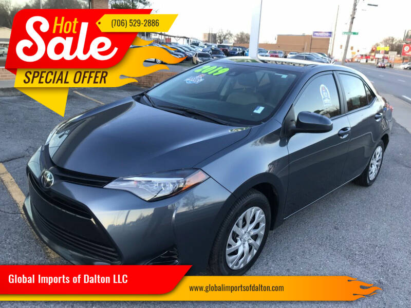 2019 Toyota Corolla for sale at Global Imports of Dalton LLC in Dalton GA