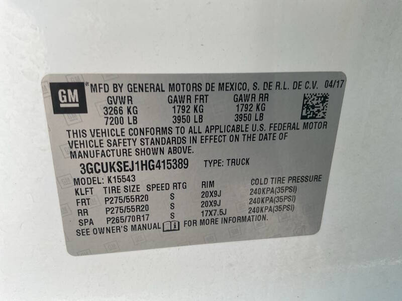 2017 Chevrolet Silverado 1500