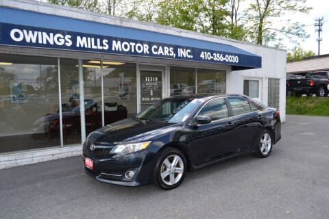 2012 Toyota Camry for sale at Owings Mills Motor Cars in Owings Mills MD