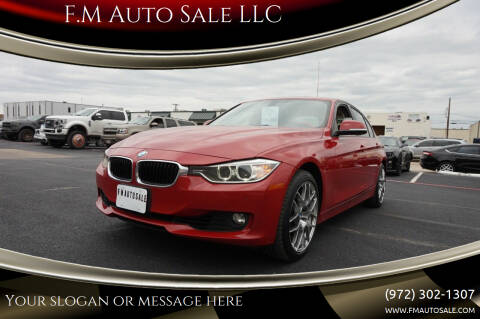 2015 BMW 3 Series for sale at F.M Auto Sale LLC in Dallas TX