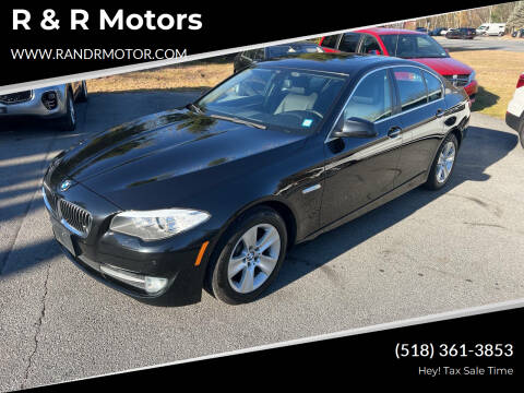 2013 BMW 5 Series for sale at R & R Motors in Queensbury NY