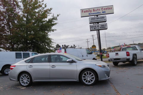 2015 Toyota Avalon for sale at FAMILY AUTO CENTER in Greenville NC