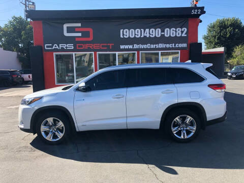 2017 Toyota Highlander Hybrid for sale at Cars Direct in Ontario CA
