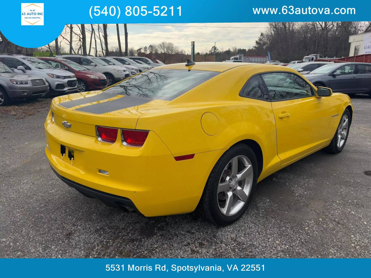 2011 Chevrolet Camaro for sale at 63 Auto Inc in Spotsylvania, VA