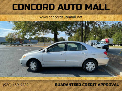 2008 Toyota Corolla for sale at Concord Auto Mall in Concord NC