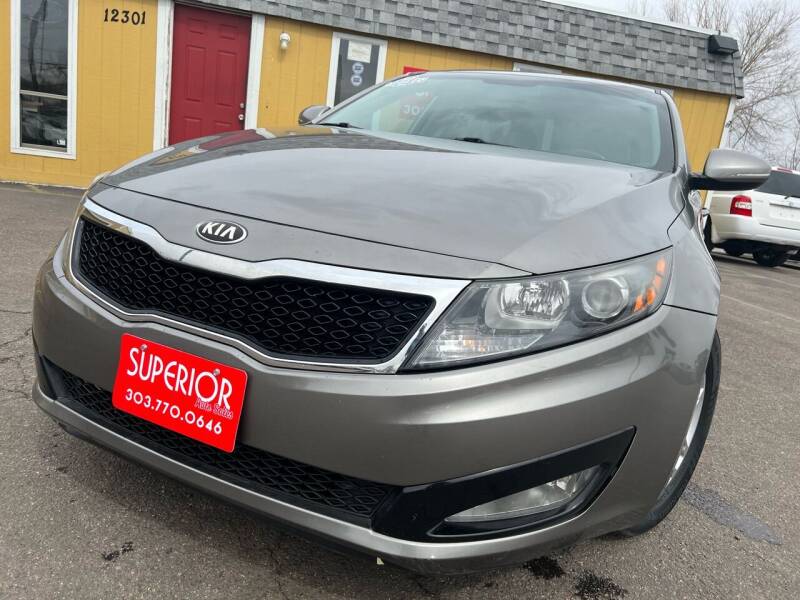 2013 Kia Optima for sale at Superior Auto Sales, LLC in Wheat Ridge CO