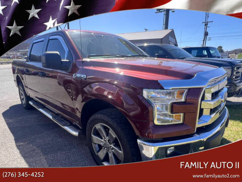 2015 Ford F-150 for sale at FAMILY AUTO II in Pounding Mill VA