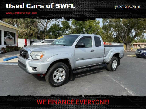 2012 Toyota Tacoma for sale at Used Cars of SWFL in Fort Myers FL