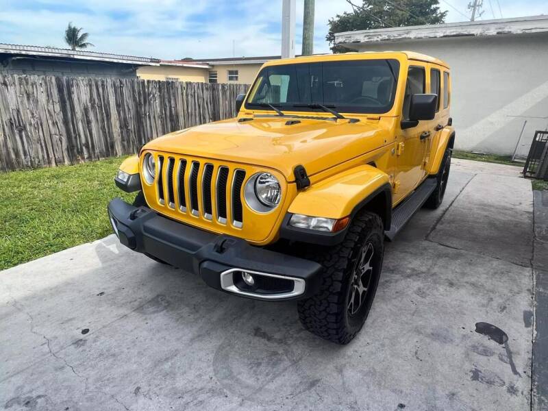 2018 Jeep Wrangler Unlimited for sale at VALDO AUTO SALES in Hialeah FL