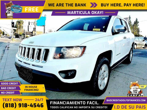 2016 Jeep Compass for sale at Adolfo Finances in Los Angeles CA
