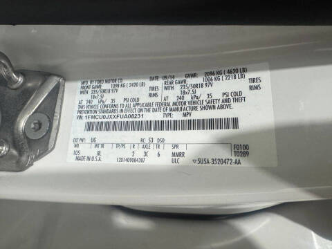 2015 Ford Escape Titanium