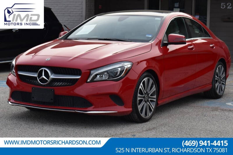 2019 Mercedes-Benz CLA for sale at IMD Motors in Richardson TX