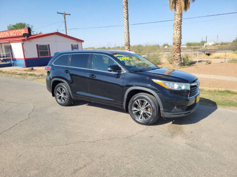 2016 Toyota Highlander XLE