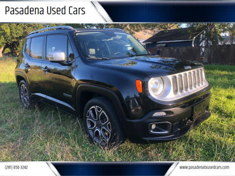 2016 Jeep Renegade for sale at Pasadena Used Cars in Pasadena TX