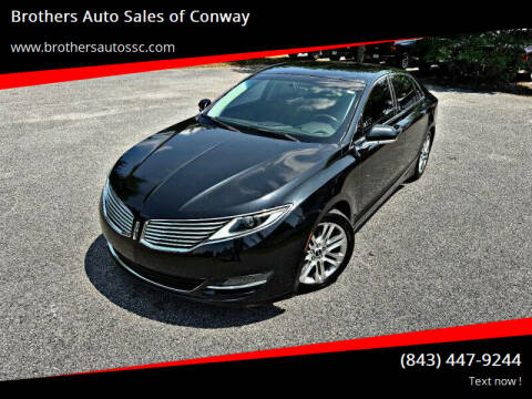 2014 Lincoln MKZ for sale at Brothers Auto Sales of Conway in Conway SC