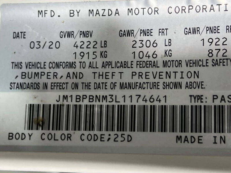2020 Mazda Mazda3 Hatchback Premium