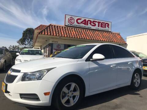 2013 Chevrolet Cruze for sale at CARSTER in Huntington Beach CA