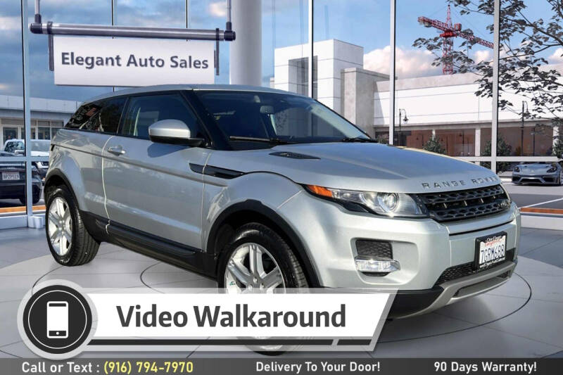 2014 Land Rover Range Rover Evoque Coupe for sale at Elegant Auto Sales in Rancho Cordova CA