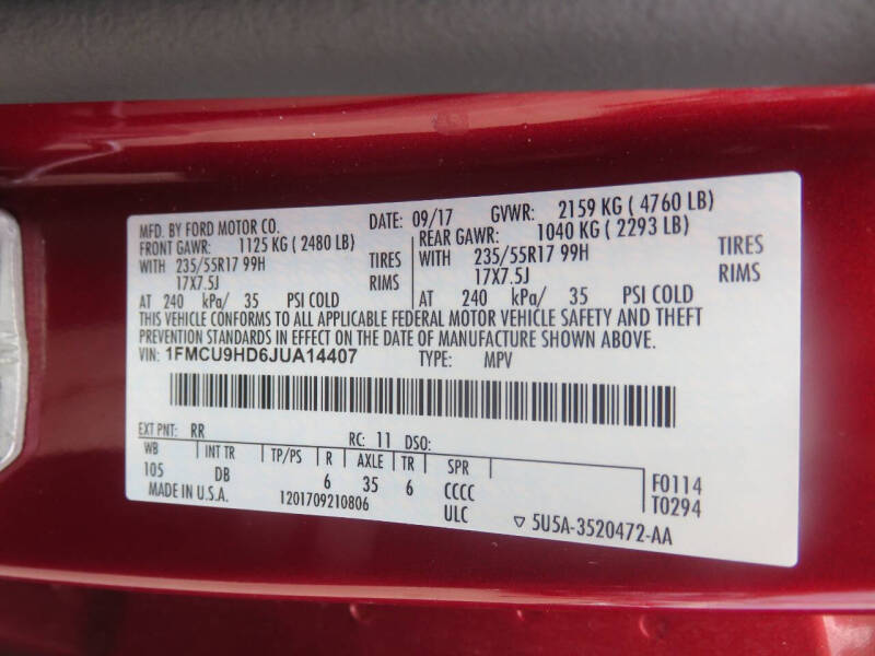 2018 Ford Escape SEL