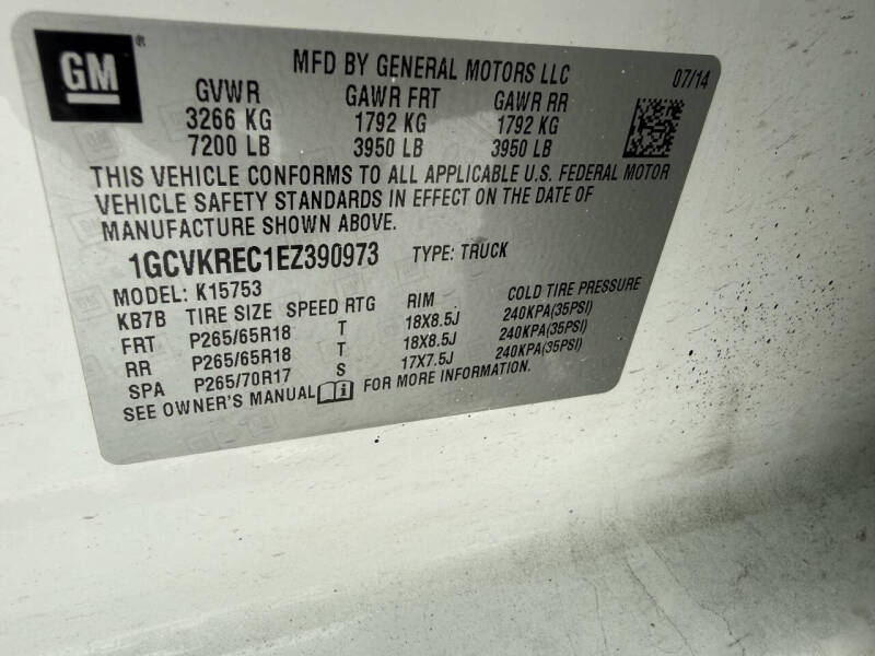 2014 Chevrolet Silverado 1500 LT