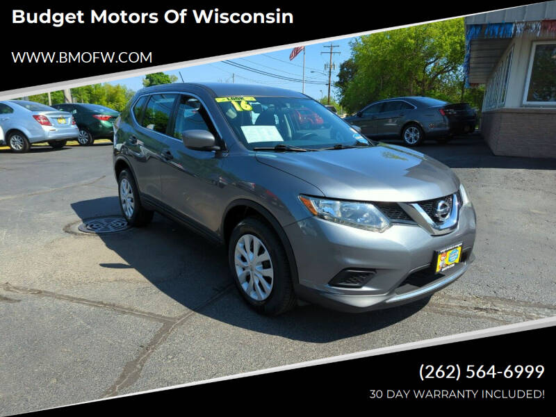 2016 Nissan Rogue for sale at Budget Motors of Wisconsin in Racine WI