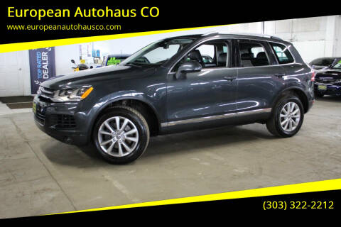 2013 Volkswagen Touareg for sale at European Autohaus CO in Denver CO