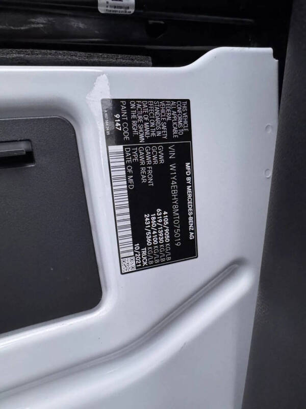 2021 Mercedes-Benz Sprinter 2500