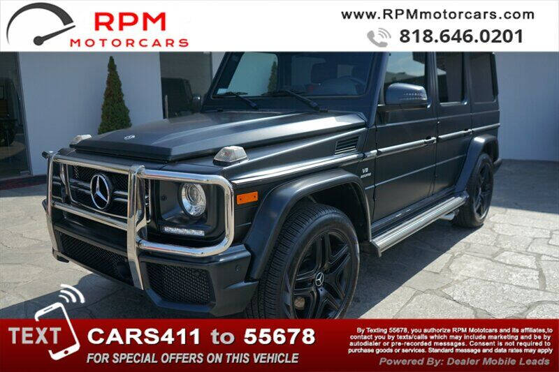 Mercedes Benz G Class For Sale In Los Angeles Ca Carsforsale Com