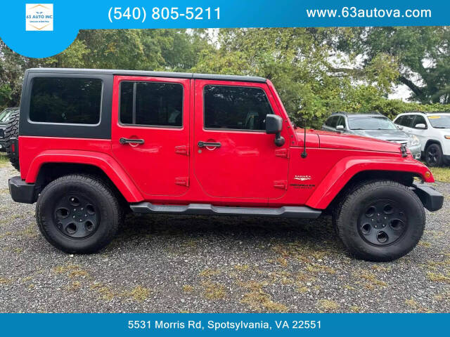 2015 Jeep Wrangler Unlimited for sale at 63 Auto Inc in Spotsylvania, VA