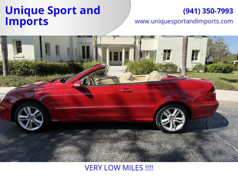 2007 Mercedes-Benz CLK for sale at Unique Sport and Imports in Sarasota FL
