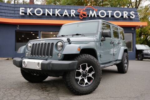 2014 Jeep Wrangler Unlimited for sale at Ekonkar Motors in Scotch Plains NJ