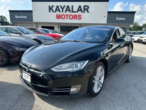 2013 Tesla Model S for sale at KAYALAR MOTORS in Houston TX