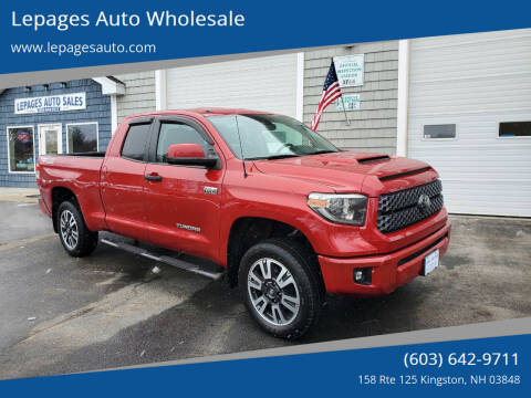 2018 Toyota Tundra for sale at Lepages Auto Wholesale in Kingston NH