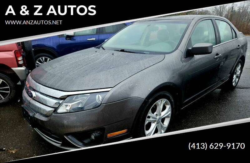 2012 Ford Fusion for sale at A & Z AUTOS in Westfield MA