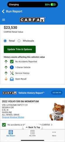 2022 Volvo S90 B6 Momentum