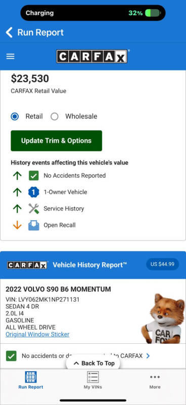 2022 Volvo S90 B6 Momentum