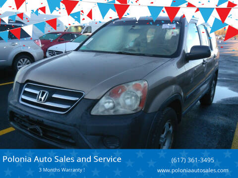 2006 Honda CR-V for sale at Polonia Auto Sales and Service in Boston MA