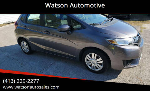 2015 Honda Fit for sale at Watson Automotive in Sheffield MA