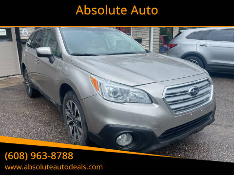 2016 Subaru Outback for sale at Absolute Auto in Baraboo WI