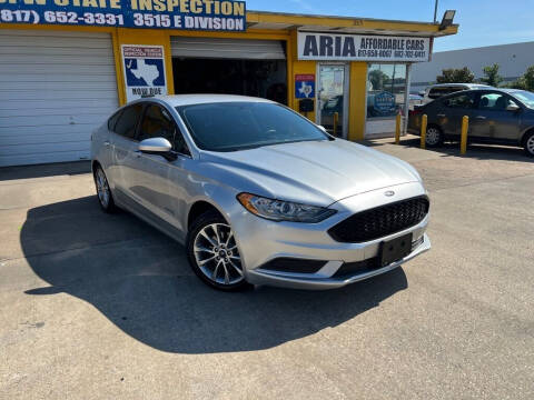 2017 Ford Fusion Hybrid for sale at Aria Affordable Cars LLC in Arlington TX