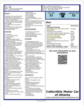 2015 BMW 4 Series 435i