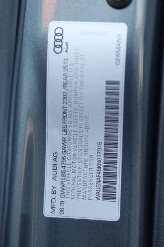 2019 Audi A4 quattro Premium Plus 45 TFSI