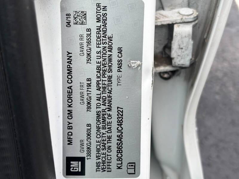 2018 Chevrolet Spark LS CVT