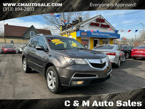 2011 Acura MDX for sale at C & M Auto Sales in Detroit MI