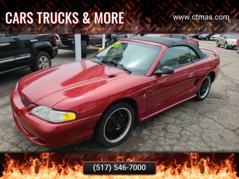 1996 Ford Mustang for sale at Cars Trucks & More in Howell MI
