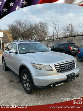 2007 Infiniti FX35 for sale at Macks Motor Sales in Chicago IL