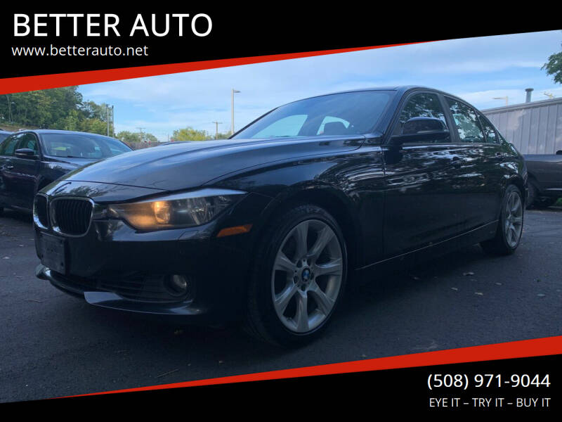2015 BMW 3 Series for sale at BETTER AUTO in Attleboro MA