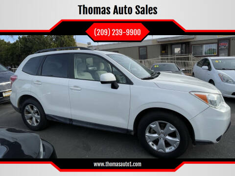2016 Subaru Forester for sale at Thomas Auto Sales in Manteca CA