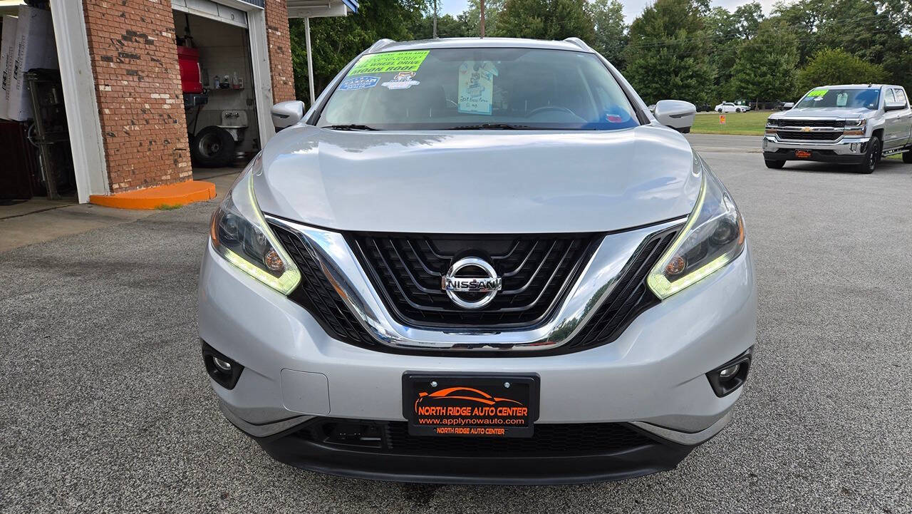 2018 Nissan Murano for sale at North Ridge Auto Center LLC in Madison, OH